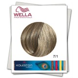 Vopsea Permanenta - Wella Professionals Koleston Perfect nuanta 7/1 blond mediu cenusiu